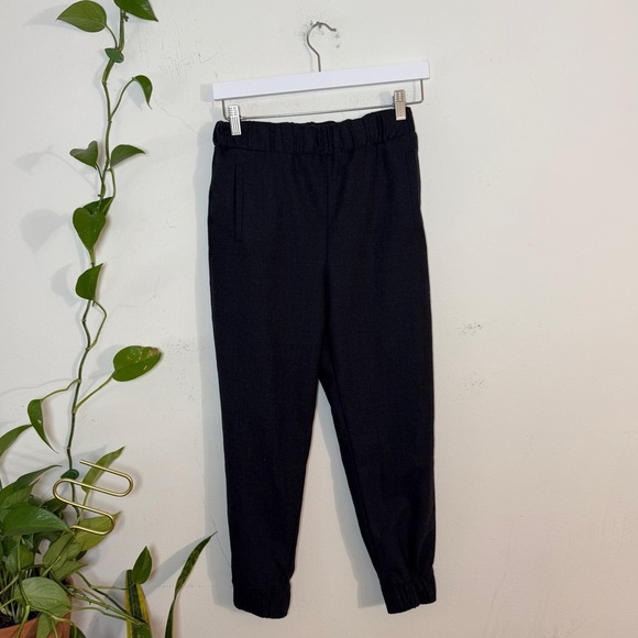 Cos Women's Wool Blend Bull on Cropped Jogger Pants - 4 - Picture 9 of 9